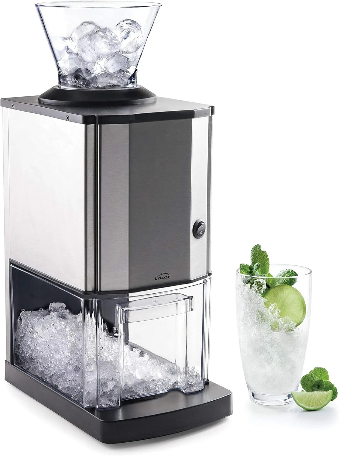 Eiszerkleinerer Pro 69313 Lacor, Gewicht 12 kg, Leistung 80 W, 2'80 l, Edelstahl