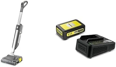 Kärcher BR 30/1 C Bp Professioneller und kabelloser Bodenreiniger, mit 18/25 Akku und 18 V Schnellladegerät, geeignet für Kleingewerbe