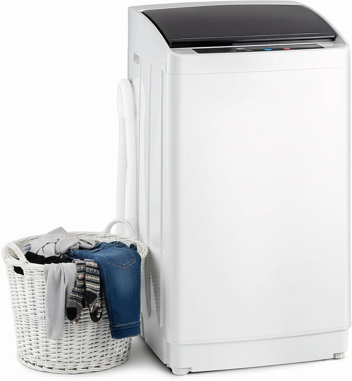 Waschmaschine 24H-Timer Bonnlo, Toplader 5 KG, 60-70 dB, Kleine