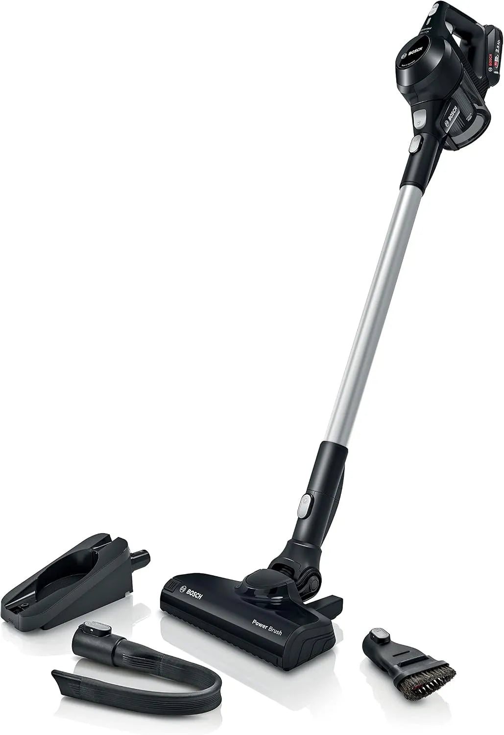 Bosch Staubsauger BBS611BSC, 2 Geschwindigkeitsstufen, 2 Geschwindigkeitsstufen, 30 min Laufze, integrierter Handstaubsauger, in Schwarz