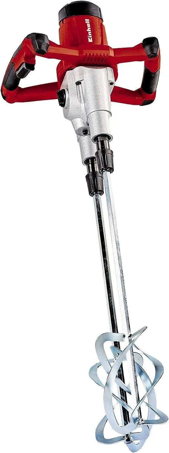 Einhell Modell TE-MX 1600 1600-2 2-Gang-Getriebe, inklusive. 2 Rührer für Mörtel Ø 120 mm, Farb-Mörtelrührer -2 CE Twin, Leistung 1.600 W