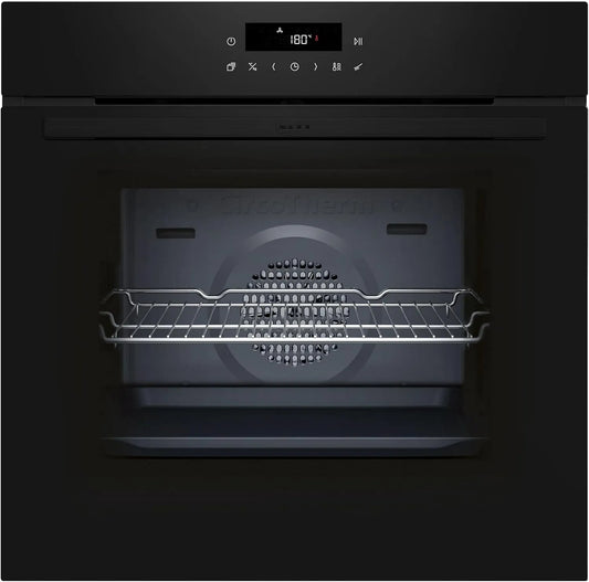 Neff Backofen B2CCJ7AK3 N30, Maße 60 x 60 cm, 3D Heißluft, LED Touch Control, CircoTherm, Air Fry und Air Fry-Backblech, Automatikprogramme