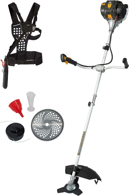 Motorsense BC358D 3in1 TEXAS Profi Benzin, 42 cm Arbeitsbreite, Gewicht 8,2kg, inklusive Tragegurt und viel Zubehör, 35,8 CCM, höhenverstellbar