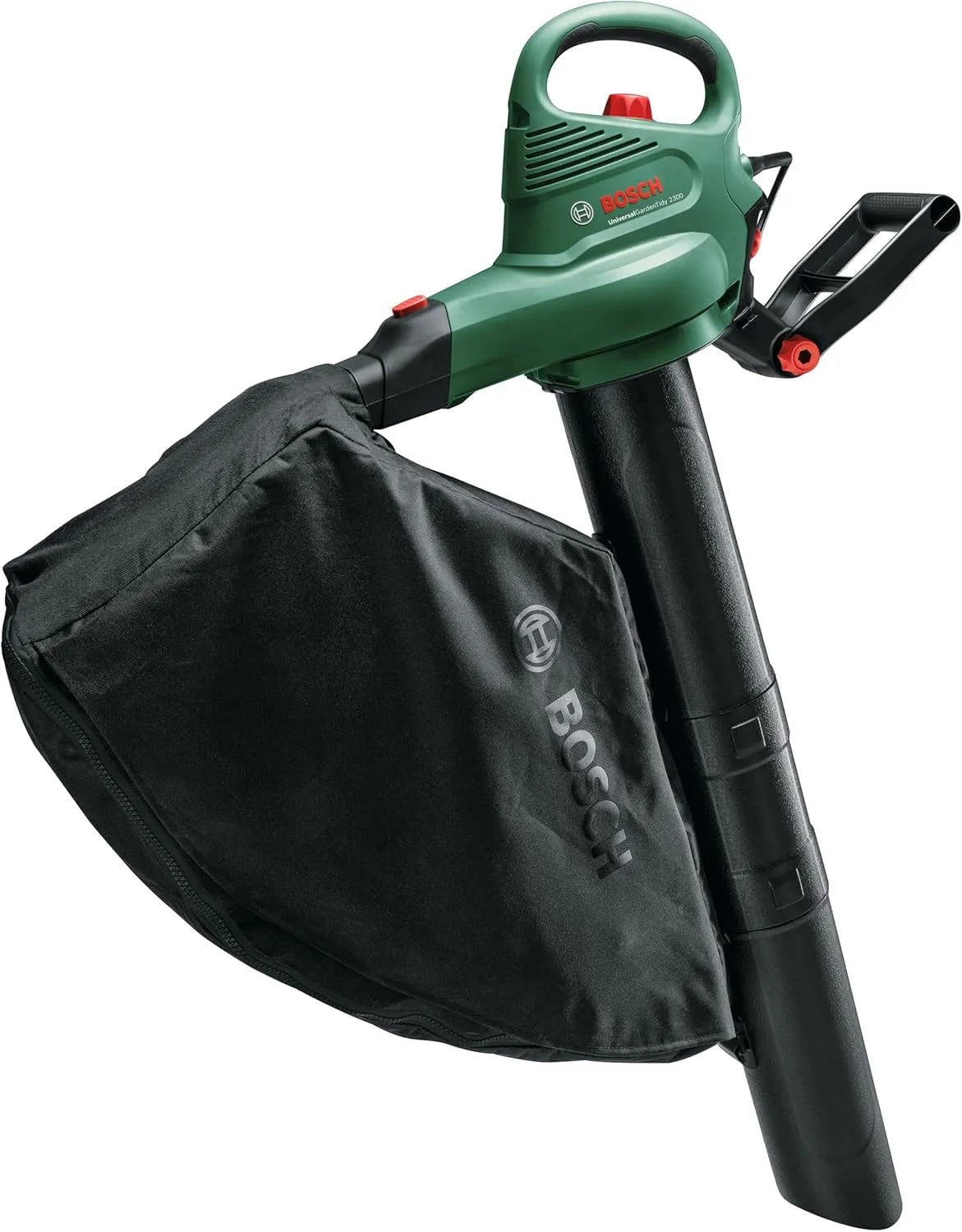 Bosch Laubsauger 2300, Laubbläser UniversalGardenTidy, W, Fangsack 45 l, 2300 W, elektrischer, stufenlose Drehzahleinstellung, zum Blasen, in Karton