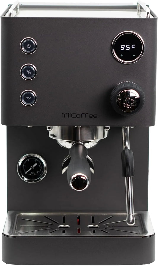 Espressomaschine MiiCoffee Apex, V2, Farbe Grau