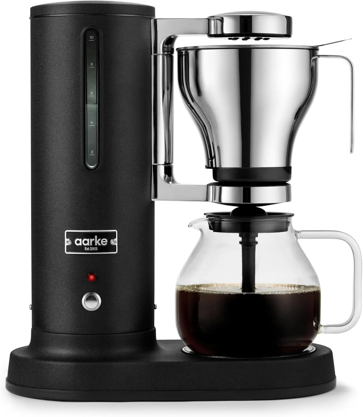 Kaffeemaschine 10-Tassen-Kapazität, Fassungsvermögen 1.25L, aarke Filterkaffeemaschine, Elektrische, Glaskaraffe, Warmhaltefunktion, Modernes Design