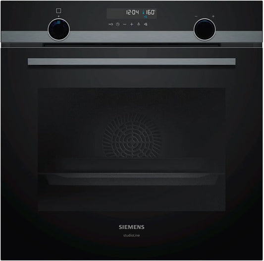 Siemens Backofen HB478GCB0S, studioLine Pyrolyse blackSteel