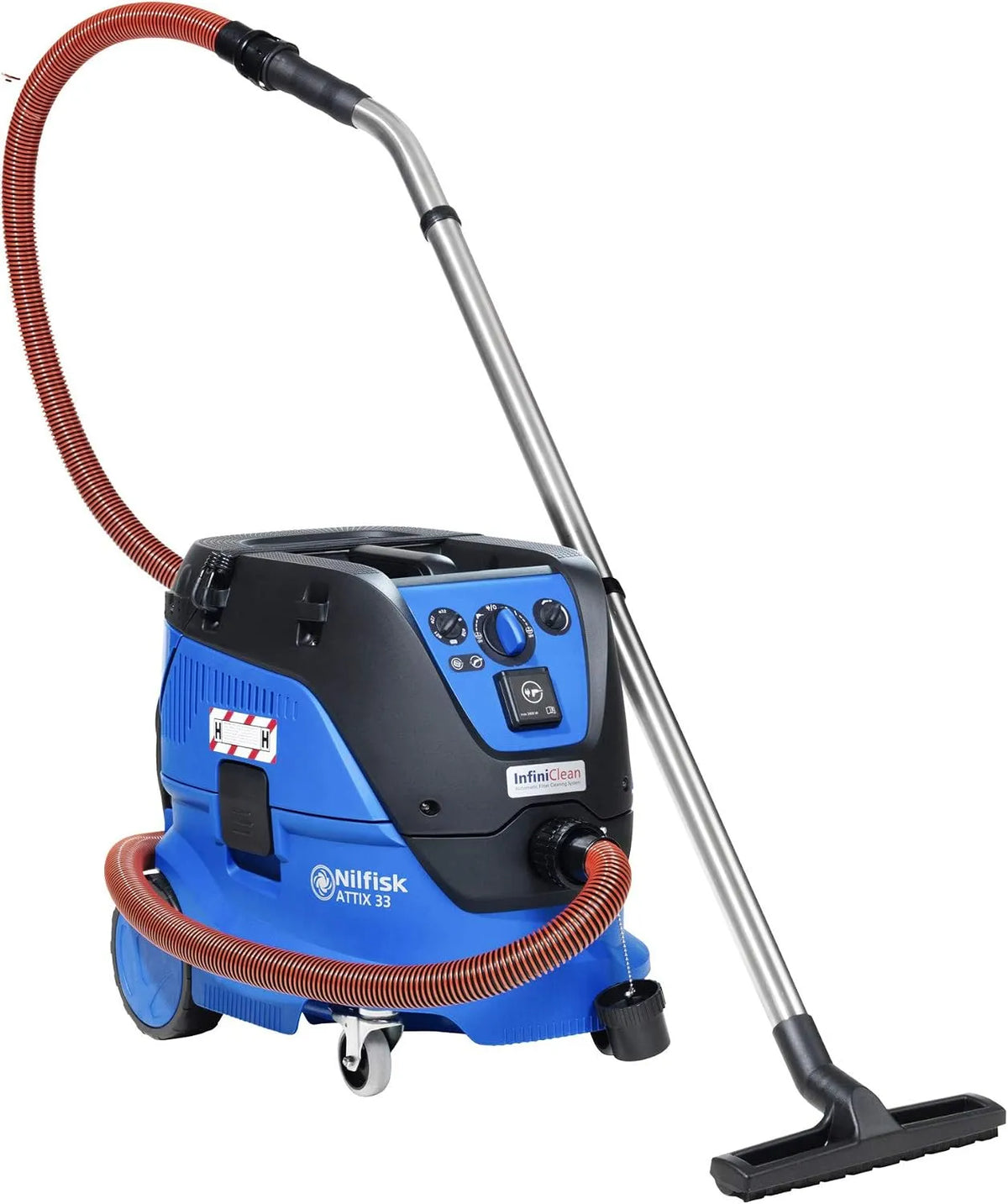 Nilfisk Modell 220-Spannung 240V, Behälter 30 l ATTIX 33 33-2H IC 220, Industriesauger 1400 Watt, 107419012, InfiniClean