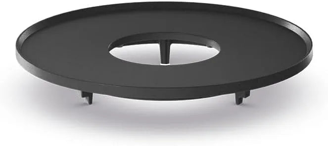 Grill MOON 45, Ø 53 cm, höfats, optimale Wärmespeicherung für Grillgut jeder Größe, Plancha, durchgehende Grillplatte aus emailliertem Gusseisen