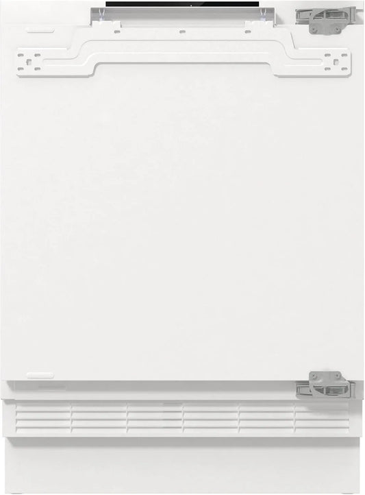 Gorenje Kühlschrank RBIU609EA1 E/121 5cm/Wei, 88er Nische, Fassungsvermögen 121 Liter, HxBxT:81,8x59,5x54,5cm, Einbau-Tischkühlschrank m. Gefrierfach