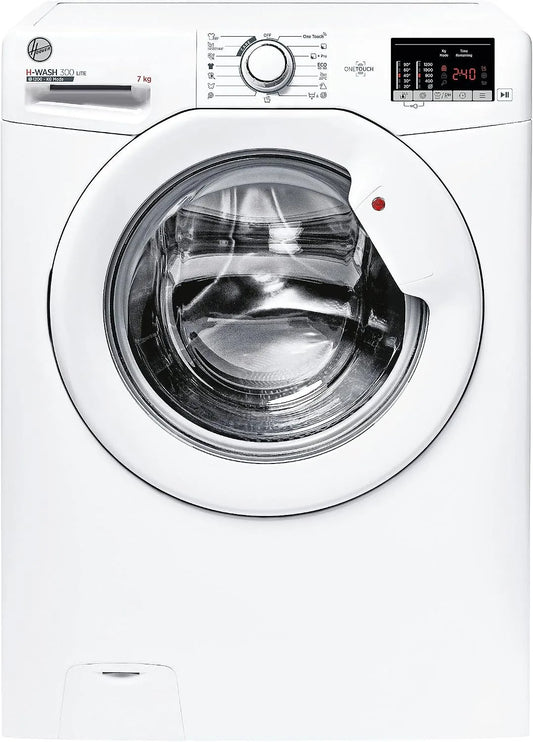 Hoover Waschmaschine H-WASH 300 H3W4 272DA3/1-S, NFC, Gewicht 7 kg, Lite, Symbolblende, Mix-Power-System