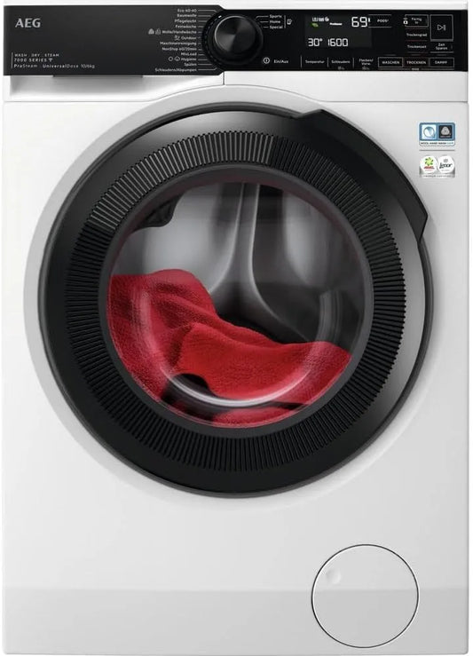 AEG Waschtrockner LWR7E106EX, Skala A bis G, Frontbeladung 10 kg + 6 kg WiFi EEK: D