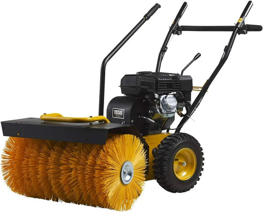 Schneefräse 650TG 212ccm 7PS, Breite 60cm, 4Takt, 3xVor.1xRück., TEXAS Handy Sweep Kehrmaschine Benzin Schneeräumer Motorbesen mit Antrieb Radantrieb