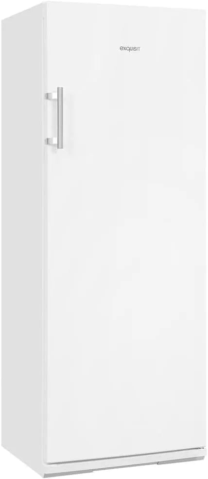 Exquisit Gefrierschrank GS27-H-280E, Fassungsvermögen 232 l Volumen, weiss, Standgerät, Weiß, Gefrieren, Türanschlag wechselbar