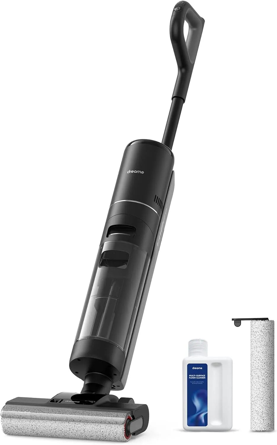 Dreame Nass- und Trockensauger H12 35min HHR25A, Selbstreinigungsfunktion, Pro kabellos Kantenreinigungsbürste, LED-Display, Schmutzerkennung