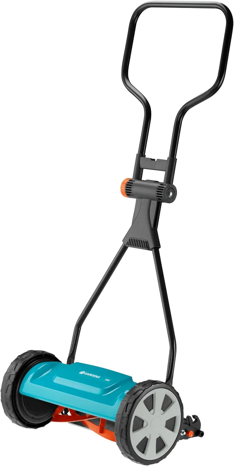 Rasenmäher 4027-20, Messerwalze aus Qualitätsstahl, Gardena Classic Spindelmäher 330: Handrasenmäher, geräuscharm und präzise
